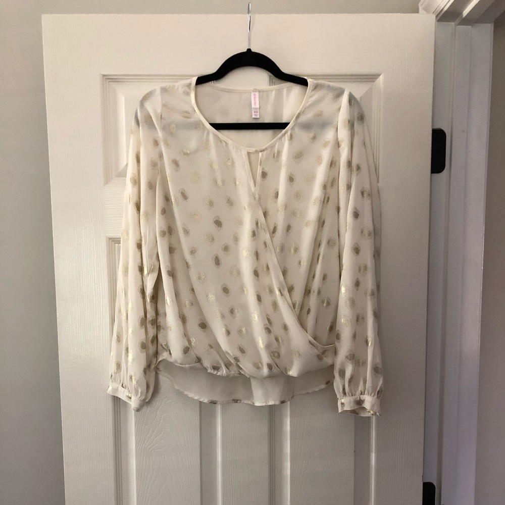 Polka dot blouse